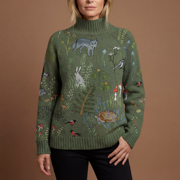 Ashley | Maglione a Collo Alto caldo ed Elegante